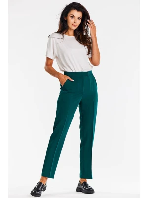 Awama Spodnie chino w kolorze morskim rozmiar: M