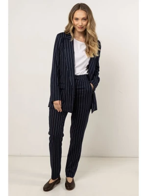 Awama Spodnie - Regular fit - w kolorze granatowym rozmiar: XL