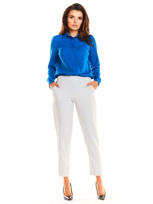 Awama Spodnie w kolorze białym rozmiar: XL