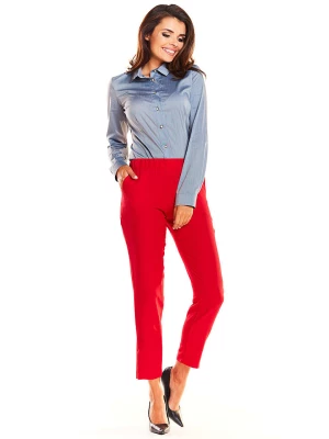 Awama Spodnie w kolorze czerwonym rozmiar: S