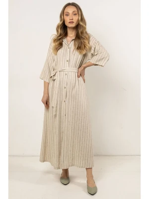 Awama Sukienka w kolorze beżowym rozmiar: M