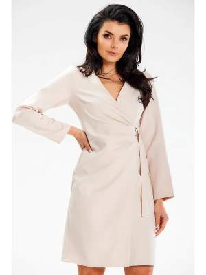 Awama Sukienka w kolorze beżowym rozmiar: S