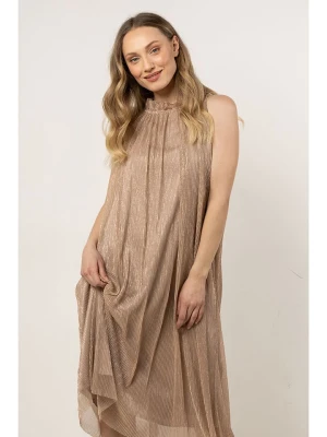 Awama Sukienka w kolorze beżowym rozmiar: S/M