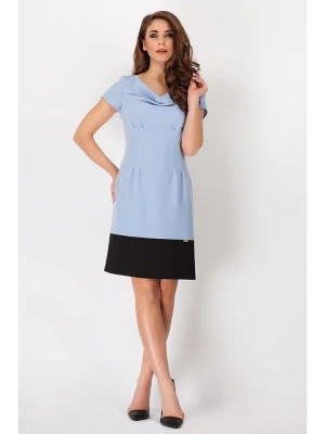 Awama Sukienka w kolorze błękitno-czarnym rozmiar: XL