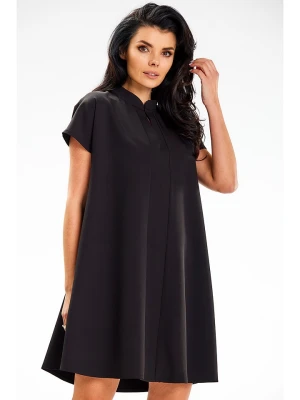 Awama Sukienka w kolorze czarnym rozmiar: L/XL