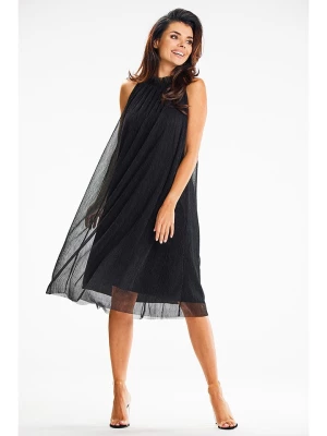 Awama Sukienka w kolorze czarnym rozmiar: L/XL