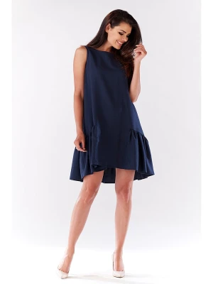 Awama Sukienka w kolorze granatowym rozmiar: L