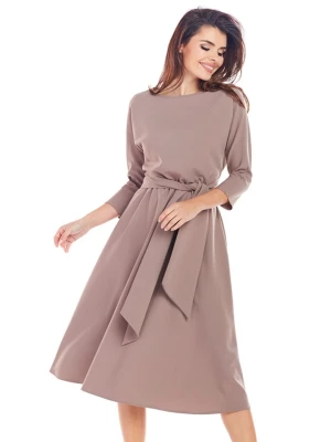 Awama Sukienka w kolorze jasnobrązowym rozmiar: XL