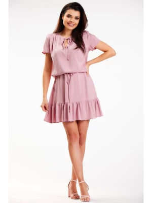 Awama Sukienka w kolorze jasnoróżowym rozmiar: L/XL