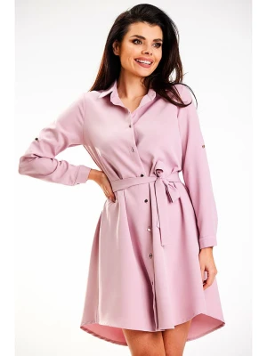 Awama Sukienka w kolorze jasnoróżowym rozmiar: S