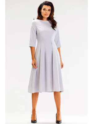 Awama Sukienka w kolorze jasnoszarym rozmiar: XL