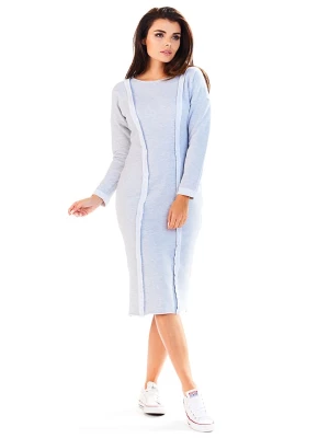 Awama Sukienka w kolorze jasnoszarym rozmiar: XL