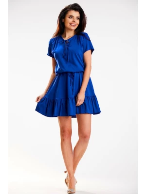 Awama Sukienka w kolorze niebieskim rozmiar: S/M