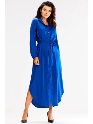 Awama Sukienka w kolorze niebieskim rozmiar: L/XL