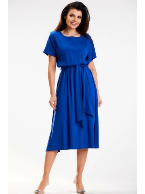 Awama Sukienka w kolorze niebieskim rozmiar: L