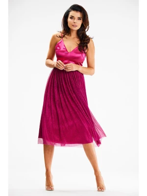 Awama Sukienka w kolorze różowym rozmiar: L