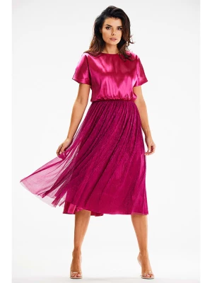 Awama Sukienka w kolorze różowym rozmiar: S