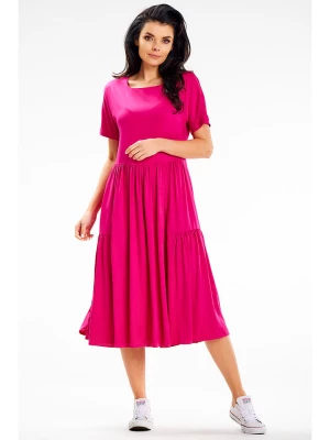 Awama Sukienka w kolorze różowym rozmiar: XL