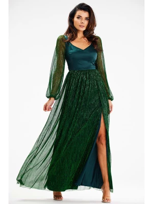Awama Sukienka w kolorze zielonym rozmiar: S