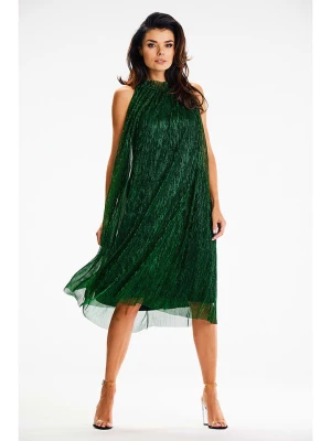 Awama Sukienka w kolorze zielonym rozmiar: L/XL