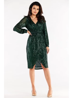 Awama Sukienka w kolorze zielonym rozmiar: XL