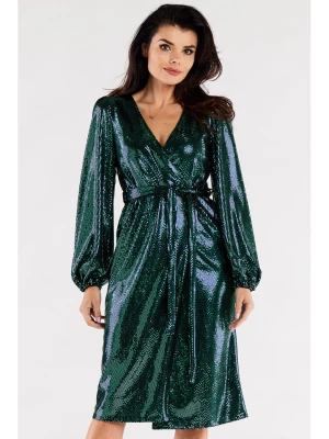 Awama Sukienka w kolorze zielonym rozmiar: S