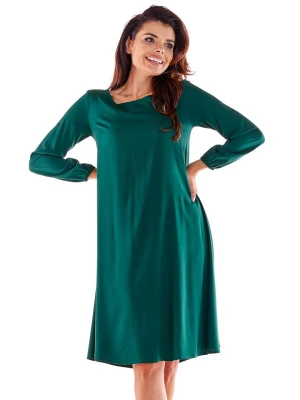 Awama Sukienka w kolorze zielonym rozmiar: M