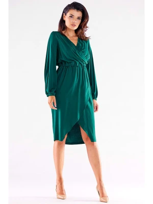 Awama Sukienka w kolorze zielonym rozmiar: XL