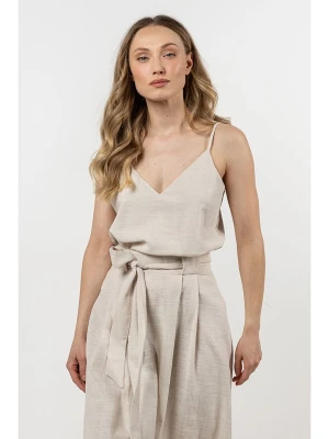Awama Top w kolorze beżowym rozmiar: M