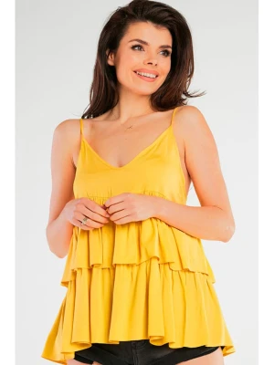 Awama Top w kolorze żółtym rozmiar: S/M