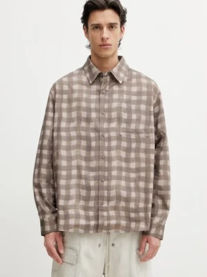 Axel Arigato Distort Gingham Shirt koszula bawełniana męska