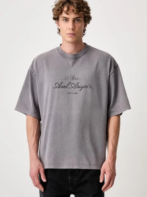Axel Arigato NYC Washed Sky T-shirt bawełniany męski