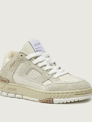 Axel Arigato Skórzane sneakersy Area Lo Fluffy | zamsz