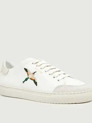 Axel Arigato Skórzane sneakersy Clean 90 B Bird | zamsz