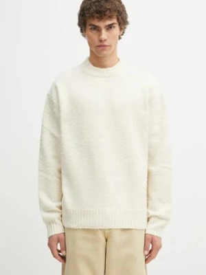 Axel Arigato sweter z dodatkiem wełny Miles męski kolor beżowy ciepły A3412002