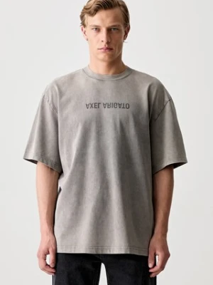 Axel Arigato Washed T-Shirt T-shirt oversize bawełniany męski