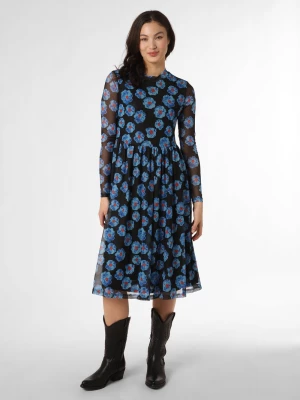 Aygill's Sukienka damska Kobiety Sztuczne włókno czarny|niebieski|wielokolorowy wzorzysty,