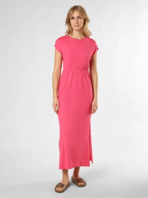 Aygill's Sukienka damska Kobiety Sztuczne włókno wyrazisty róż jednolity,