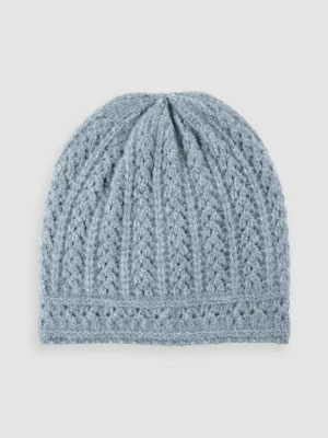Ażurowa czapka z domieszką wełny Top Secret