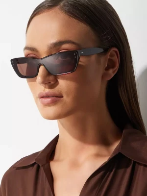 Azzedine Alaia Okulary przeciwsłoneczne z logo