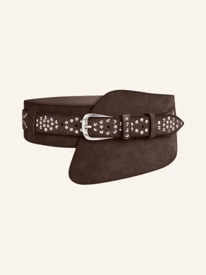 B.Belt Pasek Z Nitami braun