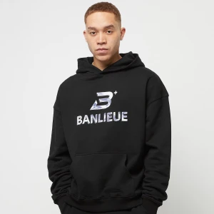 B+ Chrome Hoodie, markiClan de Banlieue, Bluzy, w kolorze czarny, rozmiar: