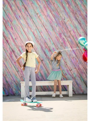 B.Nosy Legginsy "Phoebe" w kolorze fioletowo-błękitno-żółtym rozmiar: 158/164