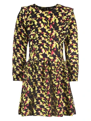 B.Nosy Sukienka "Doutzen" w kolorze czarno-żółtym rozmiar: 158/164