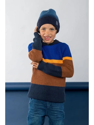 B.Nosy Sweter "Kay" w kolorze granatowo-jasnobrązowym rozmiar: 146/152