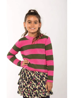 B.Nosy Sweter "Kendall" w kolorze różowo-oliwkowym rozmiar: 134/140