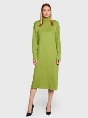 b.young Sukienka dzianinowa Bysanila 20812311 Zielony Regular Fit
