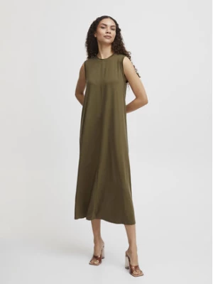 b.young Sukienka letnia 20813284 Khaki Loose Fit