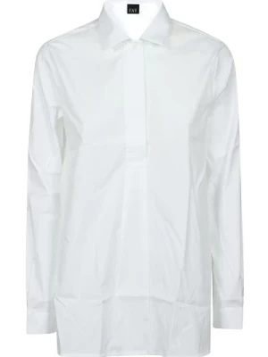 B001 Bianco Koszula z Długim Rękawem Fay