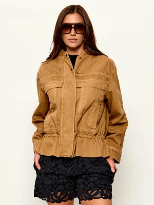 Ba&sh Jeansowa kurtka COLY | Relaxed fit